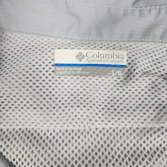 Columbia Performance Fishing Gear Lo Drag Long Sleeve Shirt Cirrus Grey Women L - Picture 10 of 12